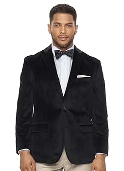 Chaps Classic-Fit Corduroy Stretch Sport Coat (Black, 38